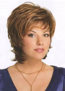 side swept short hairstyle